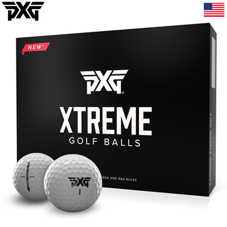 PXG Xtreme Premium ゴルフボール メンズ ウレタンカバー 3ピース構造 1ダース（全12球入） USA直輸入品