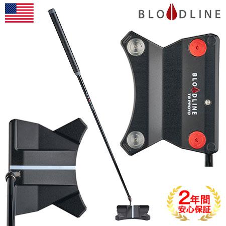 BLOODLINE T8 自立式パター ネオマレット メンズ 右用 超軽量カーボンシャフト USA直輸入品 ブラッドライン パター｜jypers