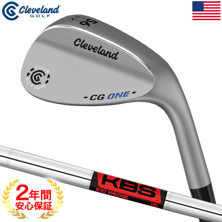 クリーブランド CG ONE ウェッジ メンズ 右用 KBS610 WEDGE スチールシャフト（R …115g） ラムキングリップ USA直輸入品