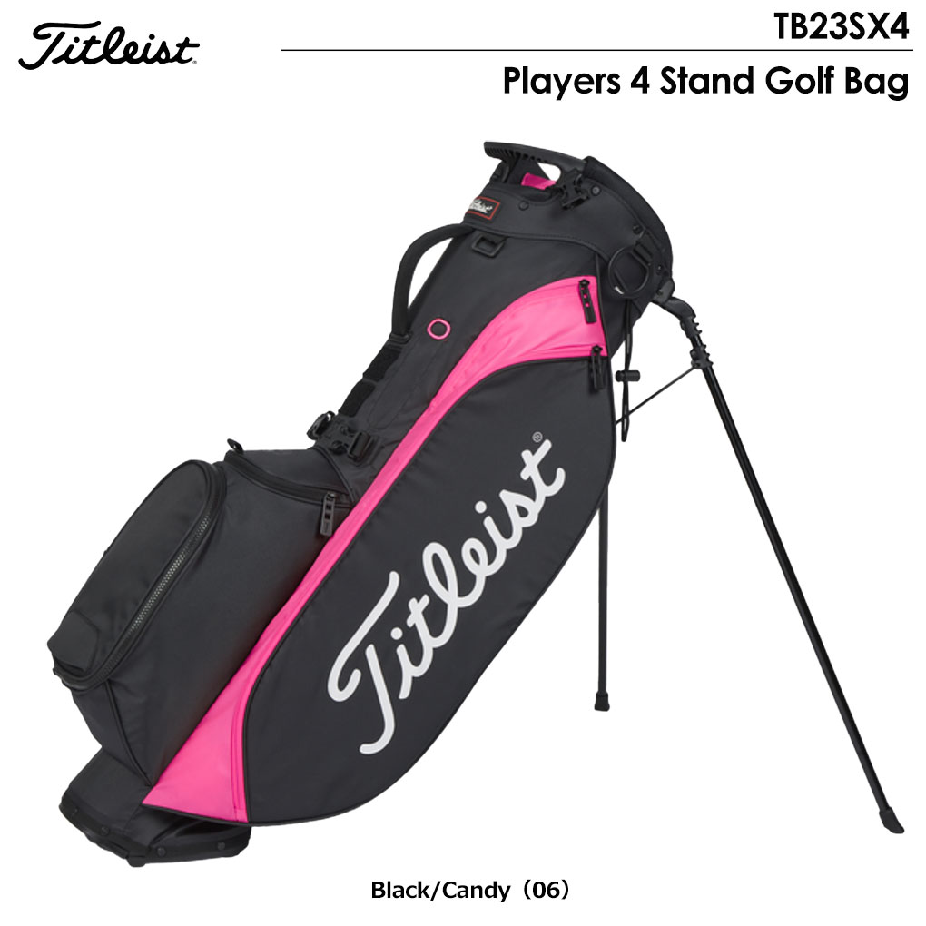 タイトリスト 2023 Players 4 Stand Golf Bag TB23SX4-06 軽量