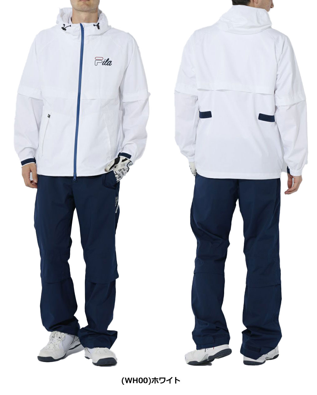 FILA GOLF メンズ レインウェア上下セット 743990 雨対策 フィラ