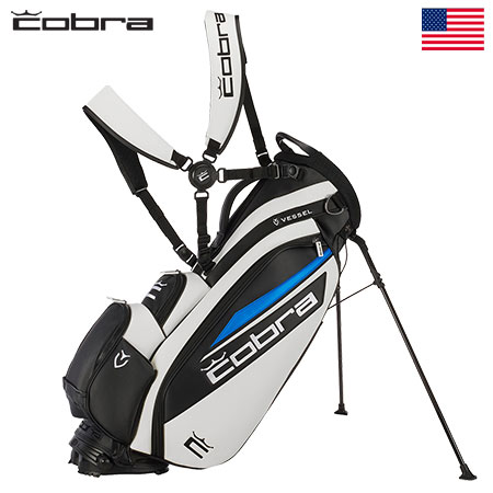 Cobra × Vessel Tour Stand 23 Golf Bag キャディバッグ 90962801 4分割トップ コブラ 2023年モデル  USA直輸入品