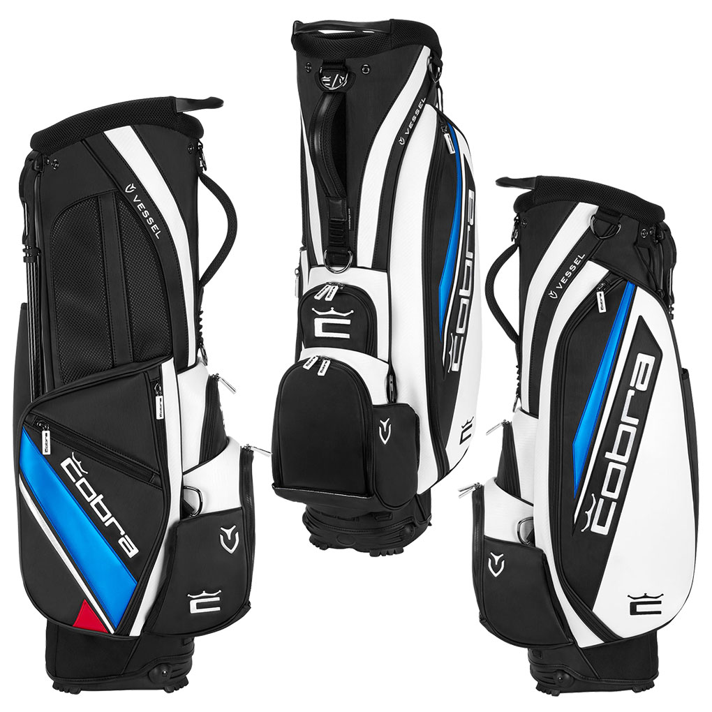 Cobra × Vessel Tour Stand 23 Golf Bag キャディバッグ 90962801 4分割トップ コブラ 2023年モデル  USA直輸入品