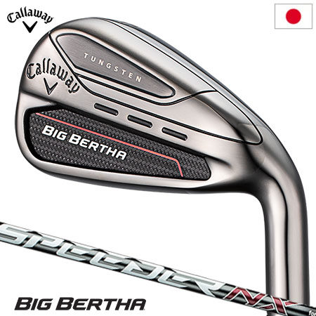 キャロウェイ BIG BERTHA アイアンセット 5本組(6I-9I，PW) メンズ 右用 SPEEDER NX for Callaway カーボンシャフト装着 2023年モデル 日本正規品