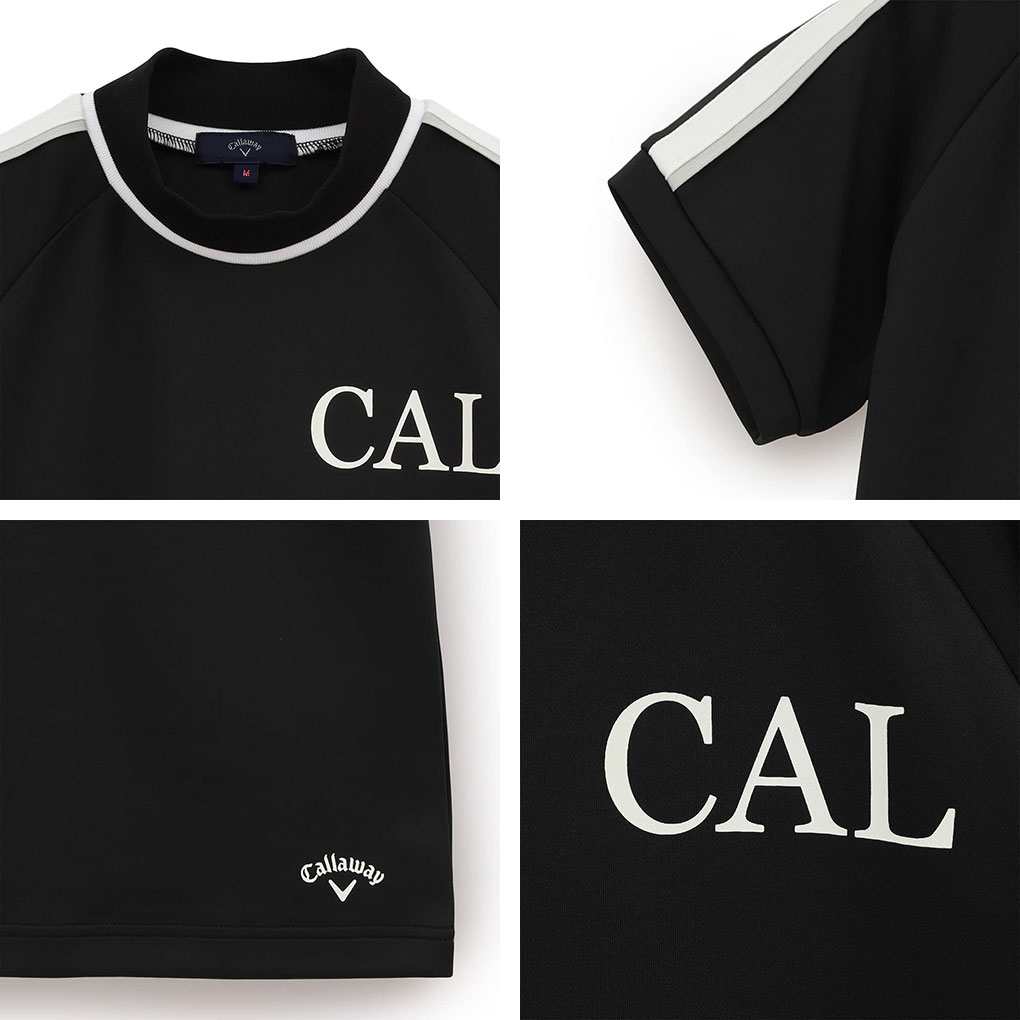 Callaway（キャロウェイ） ストレッチスムース半袖モックネックシャツ