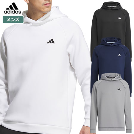 アディダス エンボスプリント ダンボールニット 長袖フーディー MKR97 メンズ adidas 2023秋冬モデル 日本正規品｜jypers