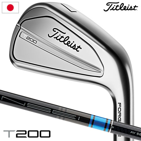 タイトリスト T200 アイアン 6本セット（#5-#9、P）メンズ 右用 TENSEI