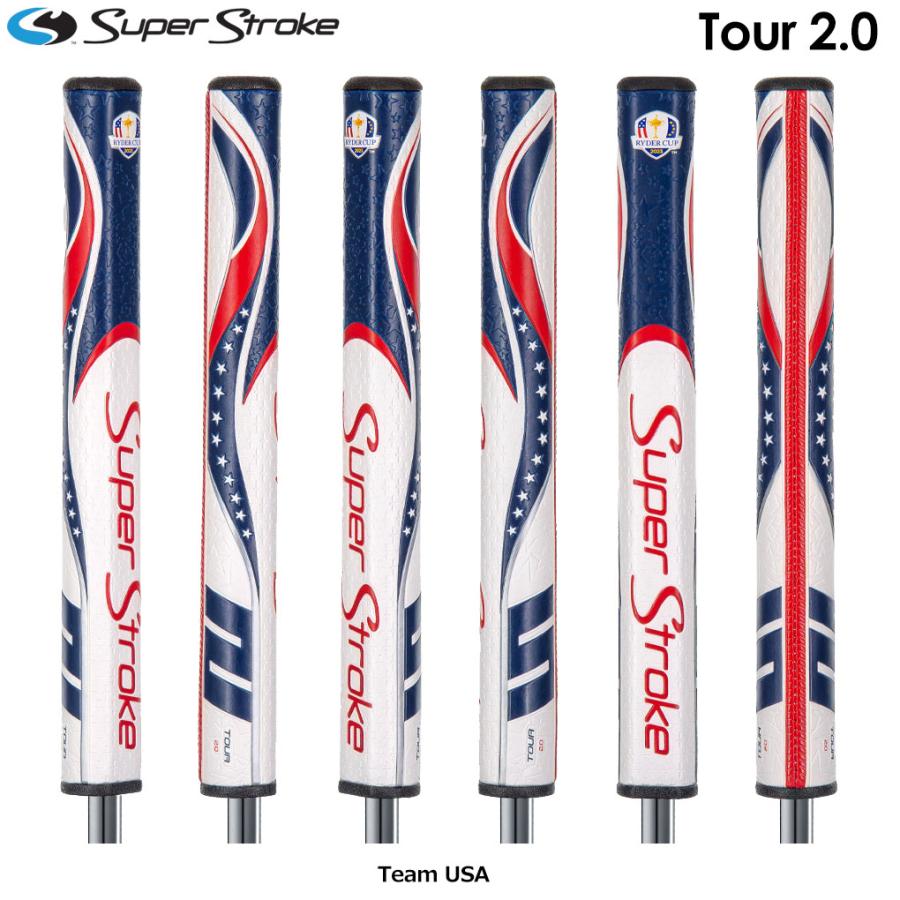 スーパーストローク パター用 グリップ SuperStroke 2023 RYDER CUP PUTTER GRIPS Tour 2.0 2023年モデル USA直輸入品｜jypers｜02