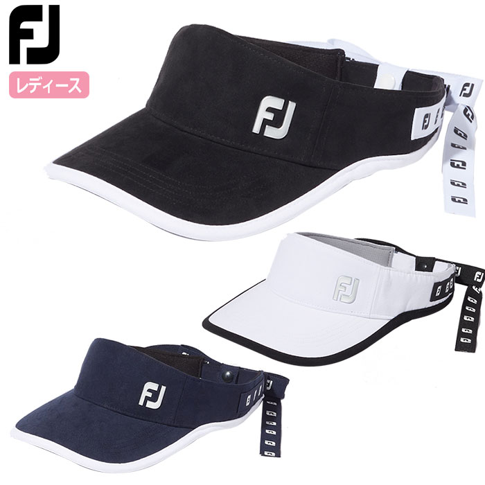FootJoy（フットジョイ） WOMEN'S スエード ロゴリボンバイザー