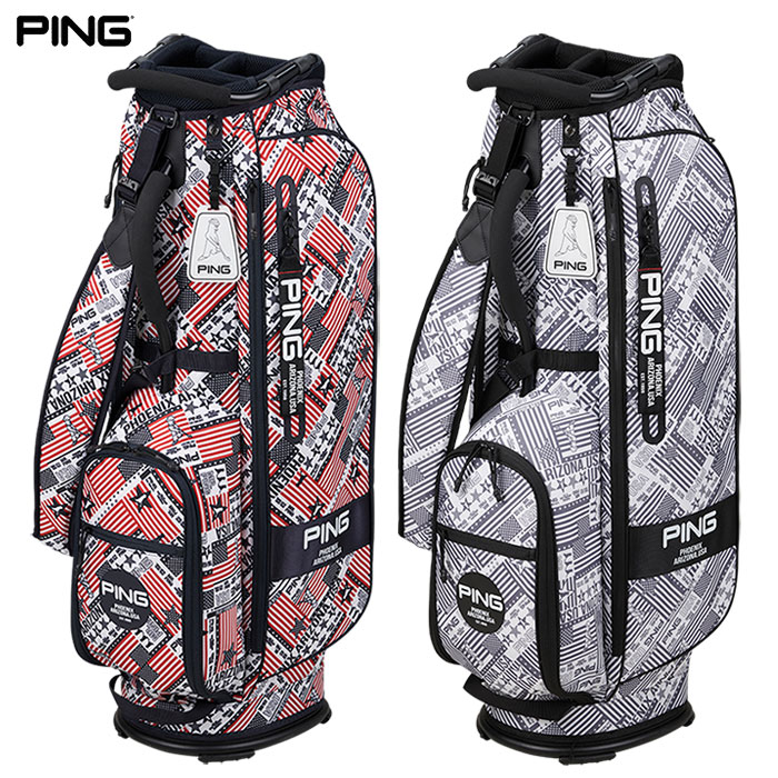 PINGのHoofer Liteスタンドキャディバッグ トリコロール 未使用品