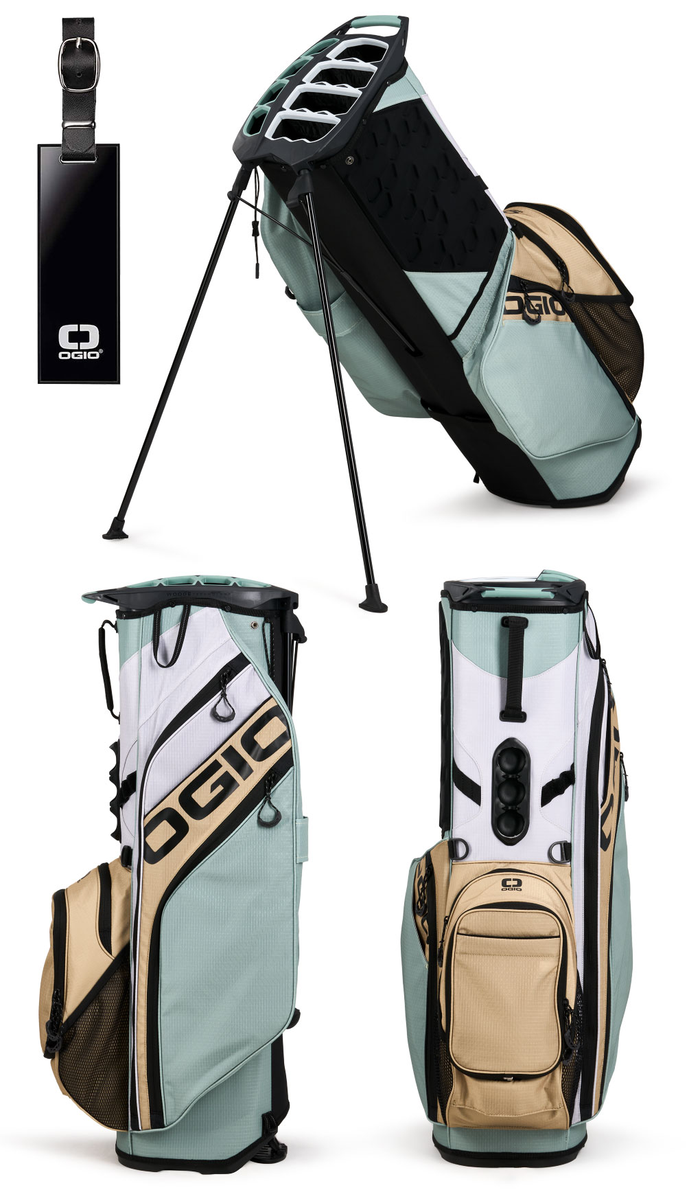 OGIO★オジオ★WOODE HYBRID★10型★美品★スタンド(GY) OGIO オジオ WOODE HYBRID 23 スタンド キャディバッグ 10型 47