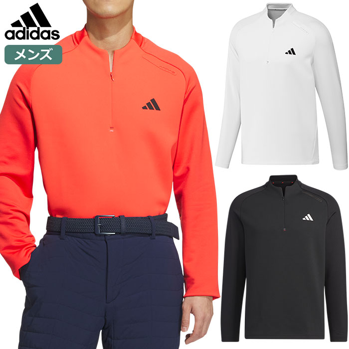 アディダス COLD.RDY ハーフジップL/Sストレッチシャツ DJK61 メンズ adidas 2023秋冬モデル 日本正規品｜jypers