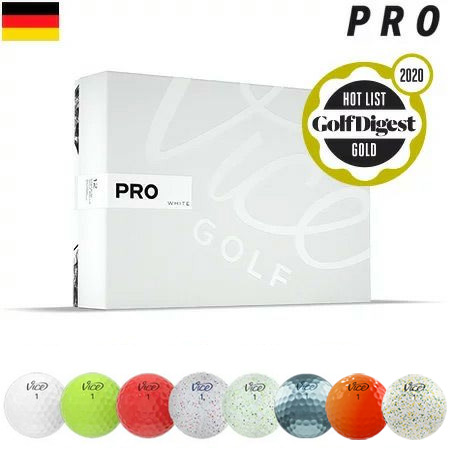 Vice GOLF PRO ヴァイスゴルフ プロ 3ピース ウレタンカバー ゴルフボール 1ダース 12球入 USA直輸入品
