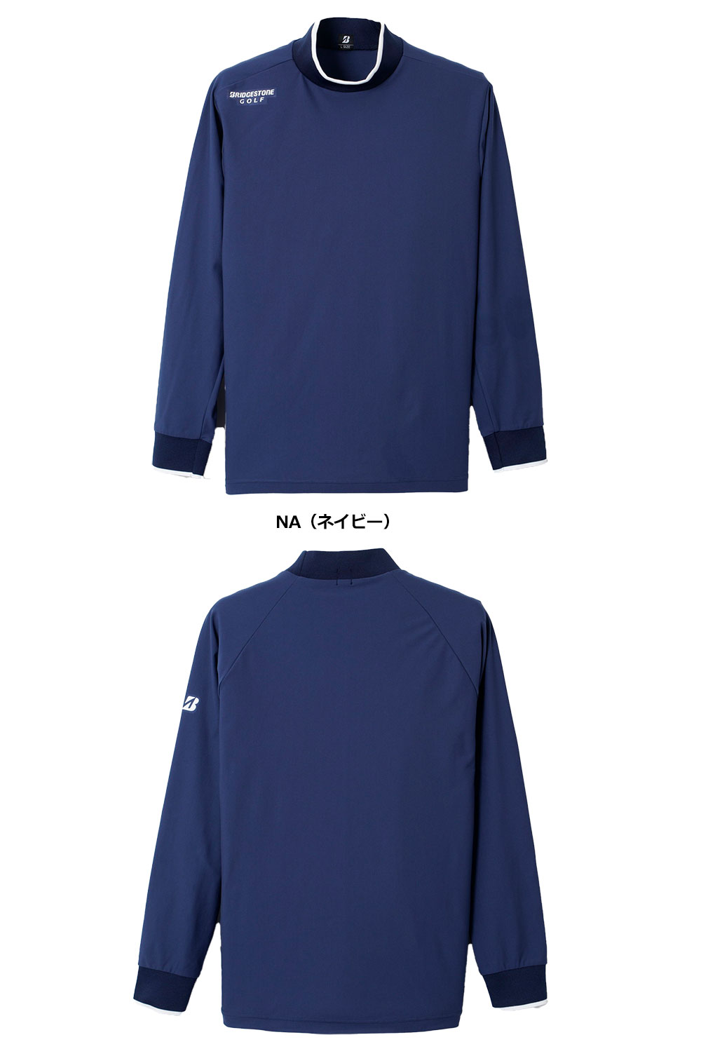 ブリヂストンゴルフ 長袖モックネックシャツ ZGM01F メンズ 2023秋冬モデル BRIDGESTONE GOLF 日本正規品｜jypers｜03