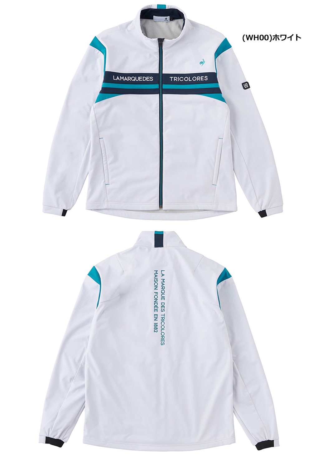 美品☆le coq sportif golf☆ウエストシェイプワンピM白2022 美品☆le coq sportif golf☆ウエストシェイプワンピM白2022