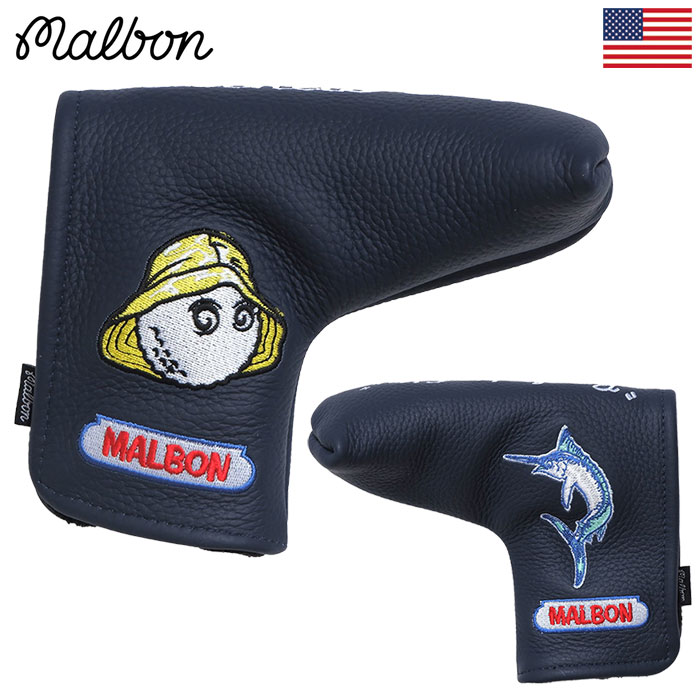 Malbon Golf パターカバー Buckets City BLADE COVER ブレード ピンタイプ マルボン 2023年モデル USA直輸入品