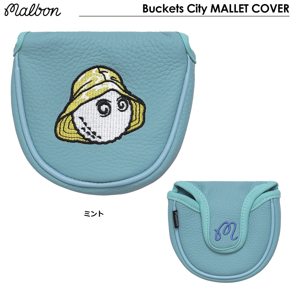 Malbon Golf パターカバー Buckets City MALLET COVER マレットタイプ