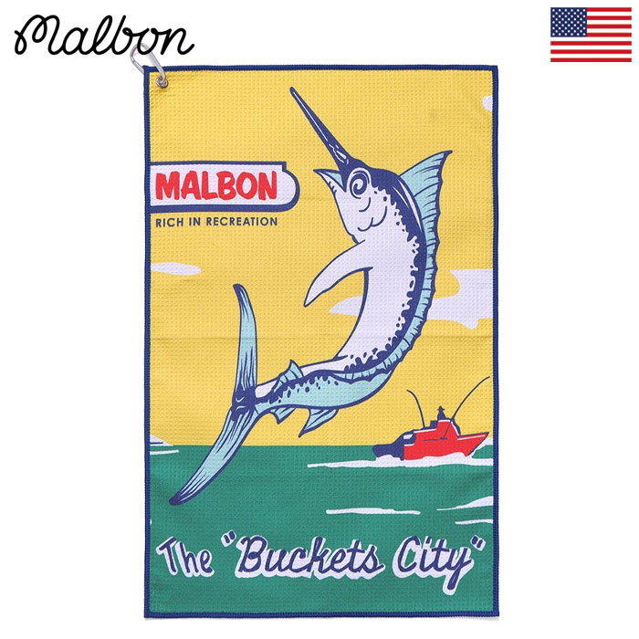 Malbon Golf BUCKETS CITY TOWEL �^�I�� 2023�N���f�� USA���A���i