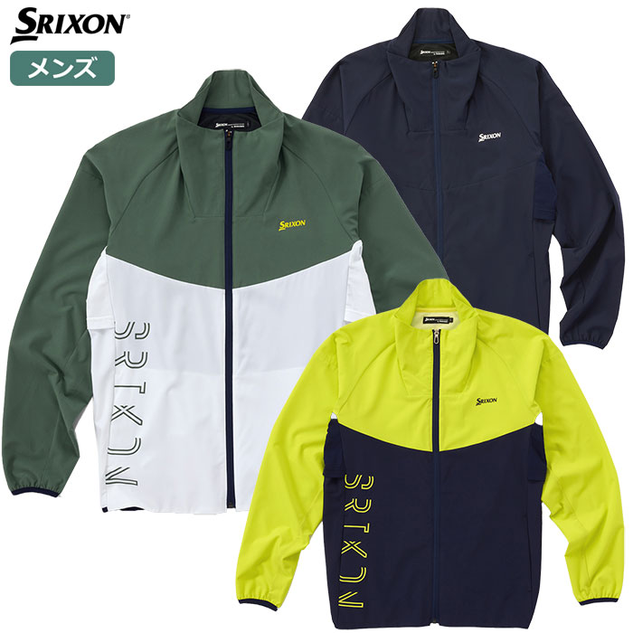 スリクソン ZEROround ブランドロゴデザインジャケット RGMWJK02 メンズ SRIXON 2023秋冬モデル 日本正規品｜jypers