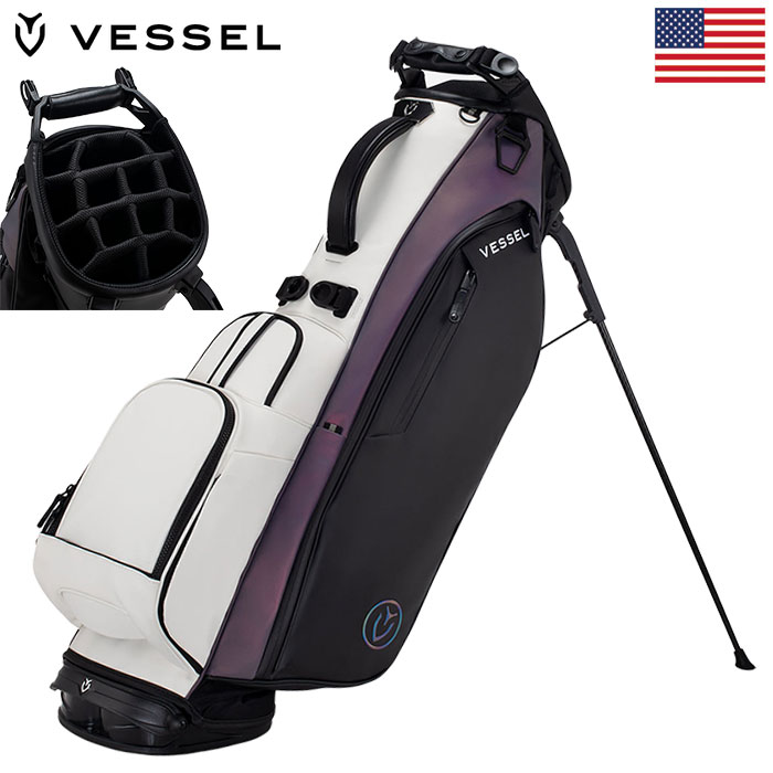 VESSEL Player IV Pro Stand キャディバッグ スタンドバッグ 9.5型 Astral 14分割 ベゼル 2023年モデル USA直輸入品