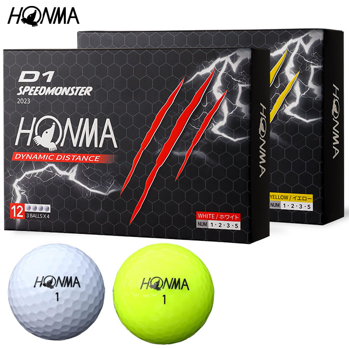 HONMA GOLF D1 SPEEDMONSTER 2023 1ダース(12球入) 本間ゴルフ