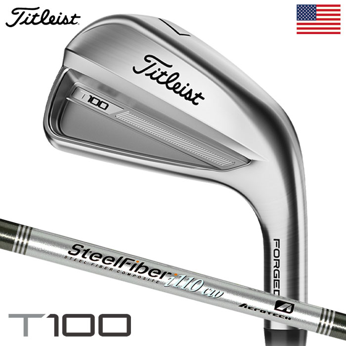 Titleist タイトリスト T100 アイアン 6本セット（#5-PW）メンズ