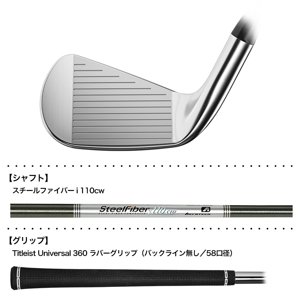 Titleist タイトリスト T100 アイアン 6本セット（#5-PW）メンズ