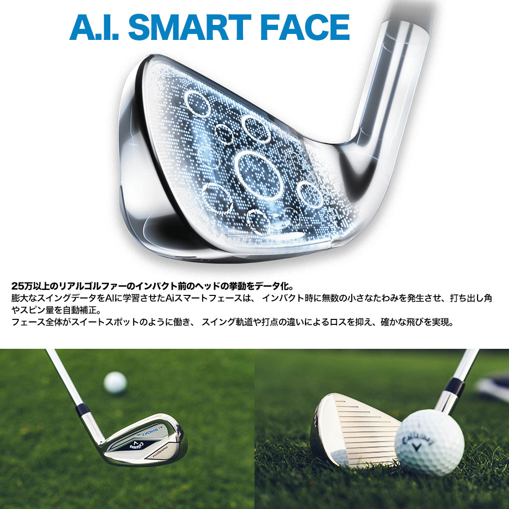 パラダイム Ai SMOKE アイアン(5本セット) TENSEI 50 for