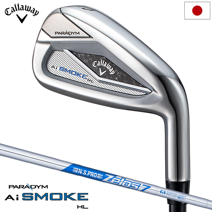 キャロウェイ PARADYM Ai SMOKE HL アイアン 5本セット (#6 PW) メンズ 右用 N.S.PRO ZELOS 7 スチールシャフト 日本正規品 2024年モデル Callaway :200600596561:JYPERS(ジーパーズ)