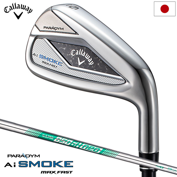 キャロウェイ PARADYM Ai SMOKE MAX FAST アイアン 5本セット (#6-PW) メンズ 右用 N.S.PRO 850GH neo スチールシャフト 日本正規品 2024年モデル Callaway