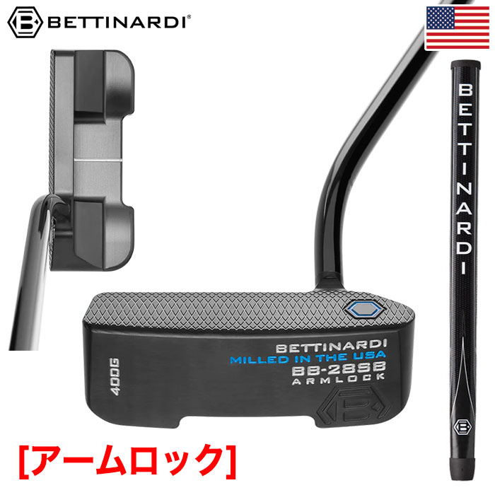ベティナルディ 2024 BB28 SLOTBACK ARMLOCK アームロック 長尺 パター メンズ 右用 Standard Grip  BETTINARDI USA直輸入品