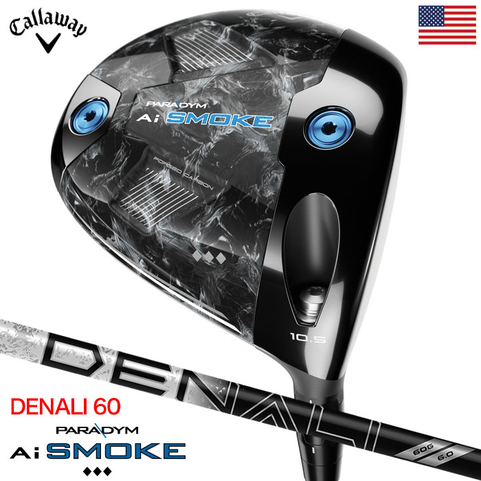 キャロウェイ Paradym Ai Smoke Triple Diamond ◆◆◆ ドライバー メンズ 右用 Ai スモーク PROJECT X DENALI BLACK 60 Callaway 2024年モデル USA直輸入品