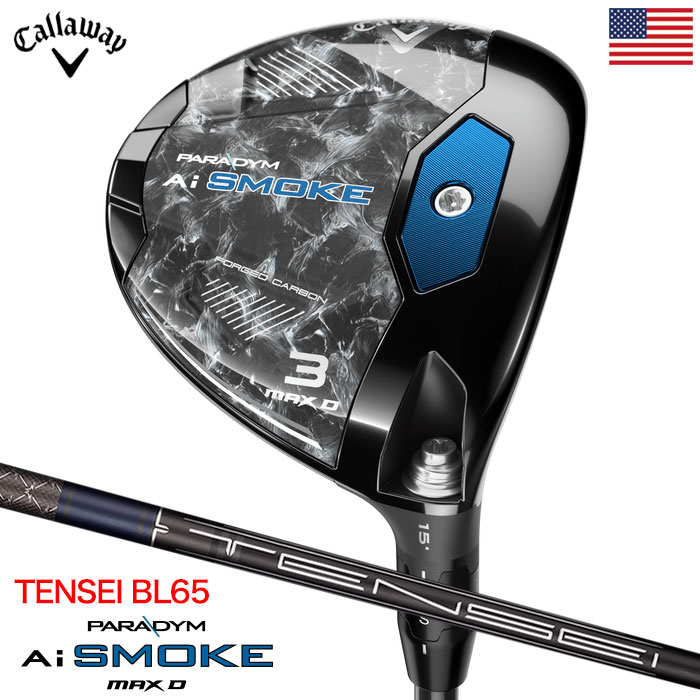 キャロウェイ Paradym Ai Smoke MAX D フェアウェイウッド メンズ 右用 Ai スモーク マックス TENSEI AV BLUE 65 Callaway 2024年モデル USA直輸入品｜jypers