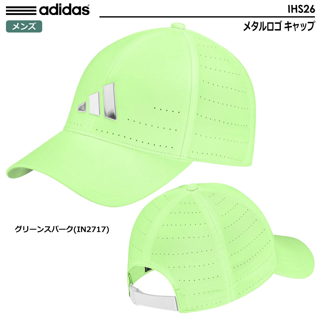 アディダス メタルロゴ キャップ IHS26 メンズ adidas 2024春夏モデル 日本正規品｜jypers｜02