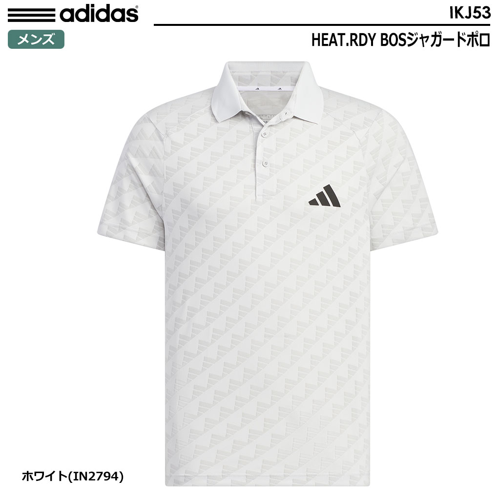 adidas アディダス HEAT.RDY BOSジャガードポロ IKJ53 メンズ