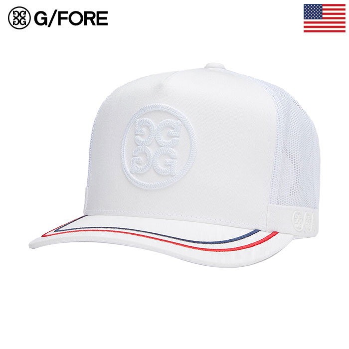 Gfore ジーフォア ゴルフキャップ CIRCLE G'S SOUTACHE COTTON TWILL TRUCKER HAT 帽子 GMH000009 USA直輸入品｜jypers