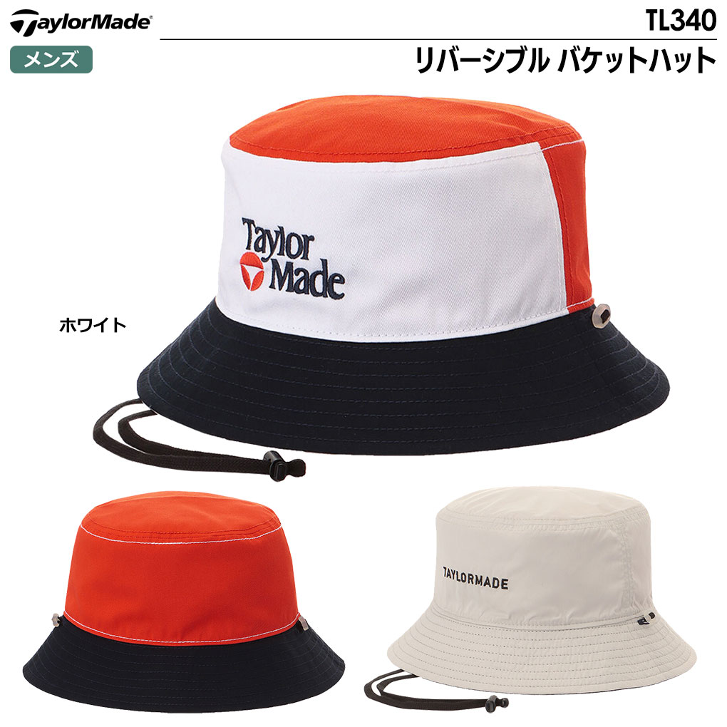 テーラーメイド リバーシブル バケットハット TL340 メンズ 帽子 TaylorMade 2024春夏モデル 日本正規品｜jypers｜02