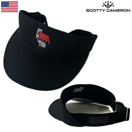 スコッティキャメロン　カルフォルニアベア　サンバイザー SCOTTY CAMERON スコッティキャメロン サンバイザー 限定