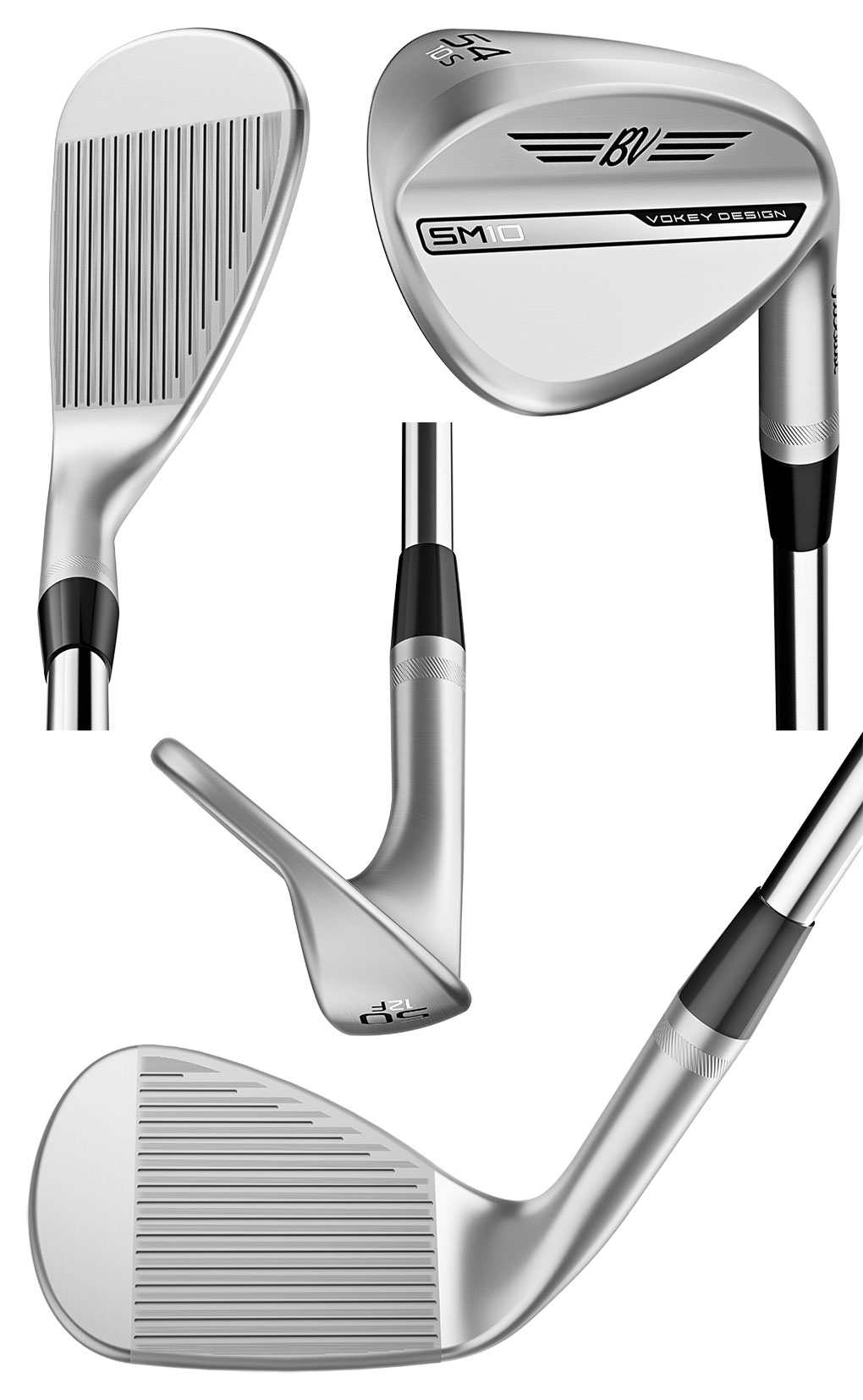 タイトリスト VOKEY SM10 ウェッジ メンズ 右用 ツアークローム仕上げ 46-54度 DG，BV105，NS950GHneo スチールシャフト 日本正規品 2024年モデル｜jypers｜02