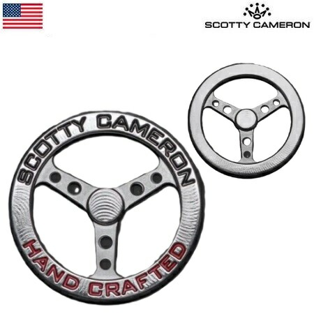 スコッティキャメロン Wheel Ball Coib Marker 029927 Red ボールマーカー Scotty Cameron USA直輸入品｜jypers