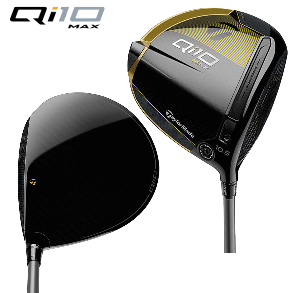 テーラーメイド Qi10 Max Designer Series Driver ドライバー GOLD DUST メンズ 右用 MITSUBISHI DIAMANA T+ カーボンシャフト 2024年モデル USA直輸入品｜jypers｜02