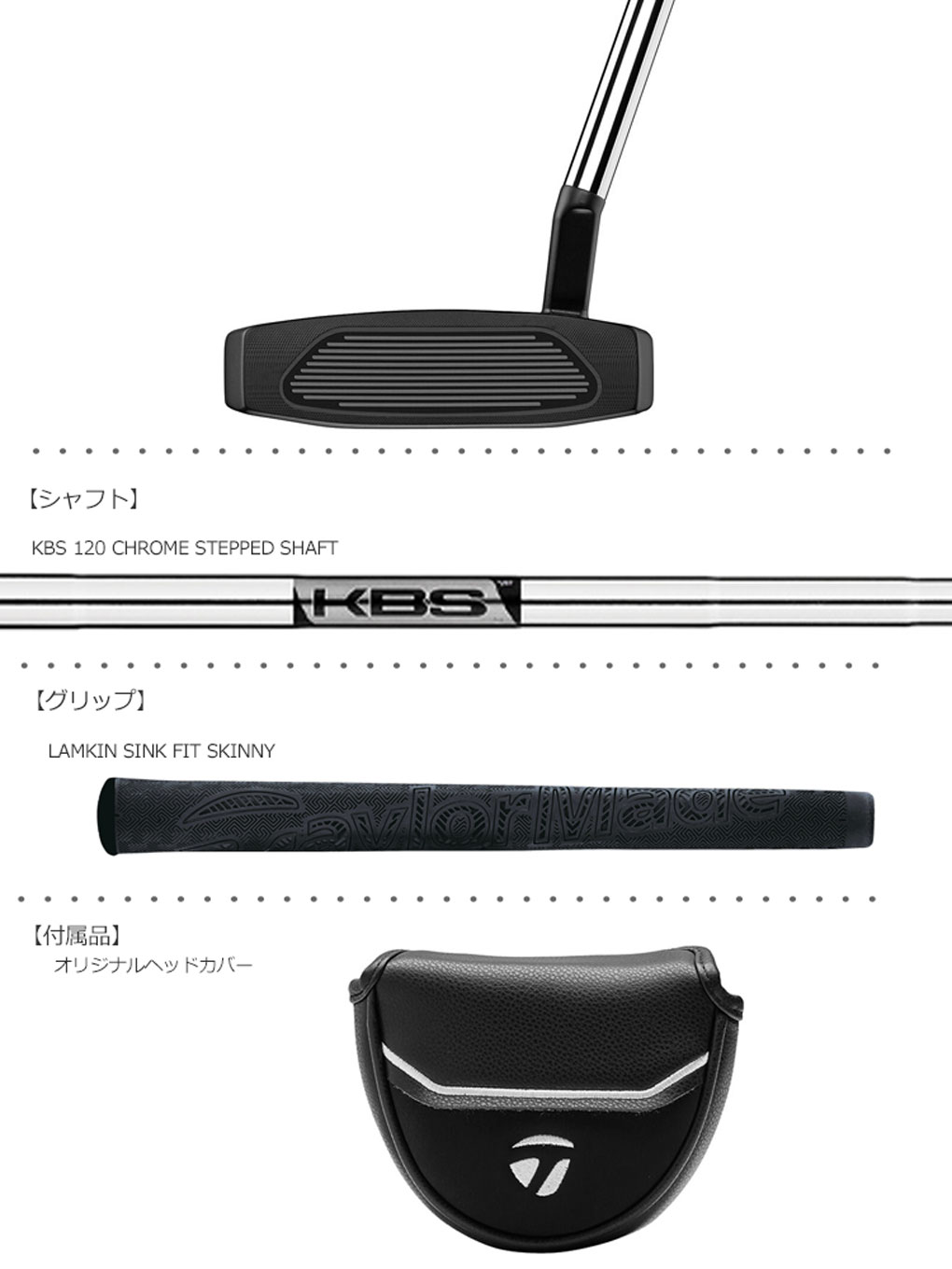 TaylorMade（テーラーメイド） 2024 TP Black Palisades ShortSlant