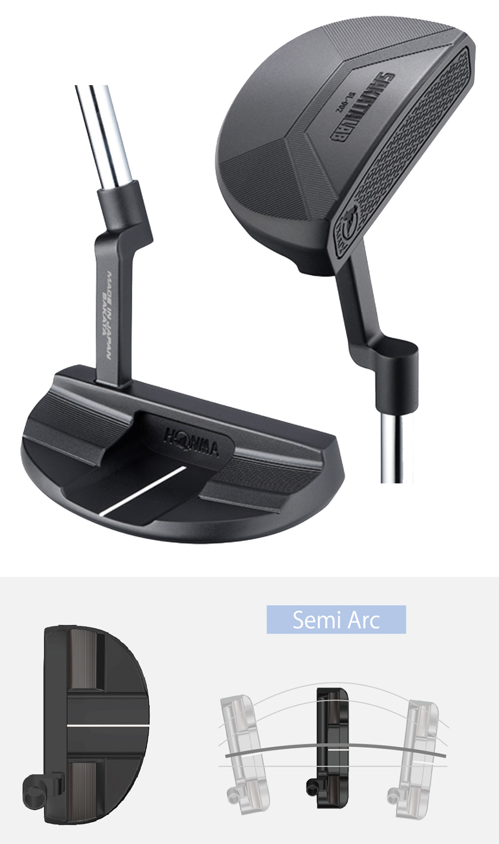 HONMA GOLF（本間ゴルフ） SL-002 SAKATA LAB PUTTER パター メンズ 右