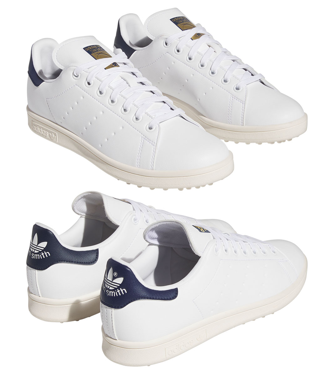 新品アディダススタンスミスゴルフMCK06 スパイクレスホワイト23cm