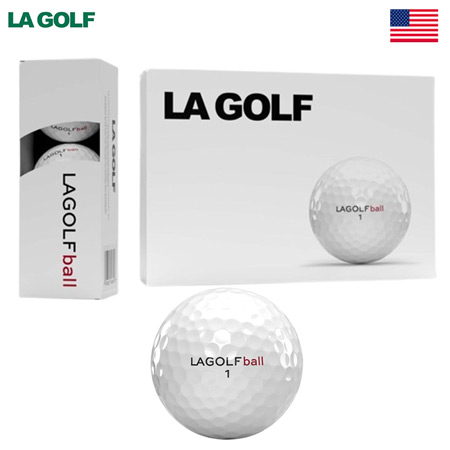LA GOLF LAGOLF-ball 4ピース 1ダース 全12球 エルエーゴルフ ボール USA直輸入品 USモデル 並行輸入品 ゴルフボール