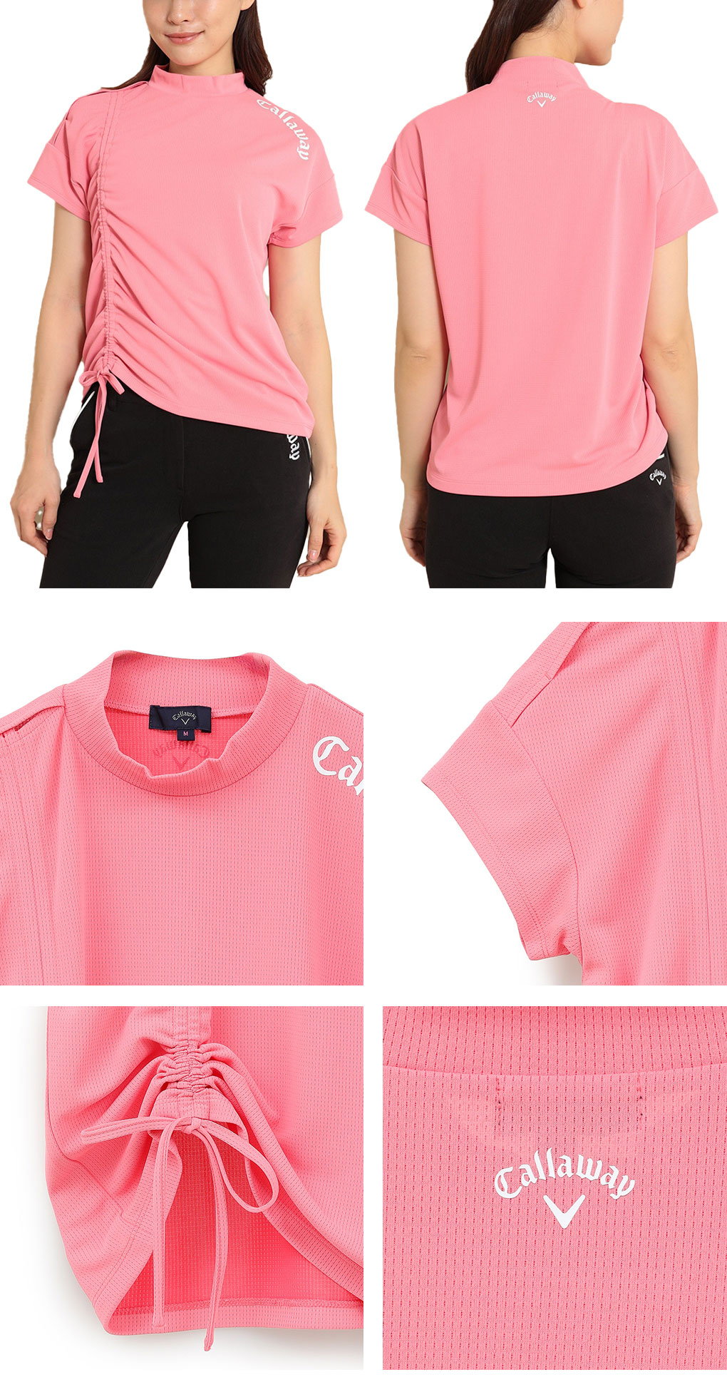 Callaway キャロウェイ クローズドメッシュモックネックシャツ
