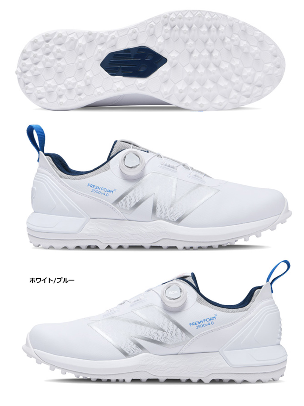 ニューバランス Fresh Foam 2500 v4 SL BOA スパイクレスシューズ UGS2500 フレッシュフォーム ユニセックス ゴルフシューズ new balance 日本正規品 2024春夏｜jypers｜04