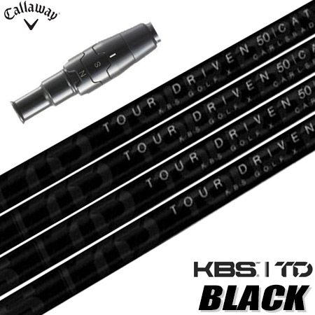 キャロウェイ スリーブ付きシャフト KBS TD BLACK 2023 LIMITED EDITION USA直輸入品 (PARADYM／ROGUE  ST／EPIC／MAVRIK／BIG BERTHA)