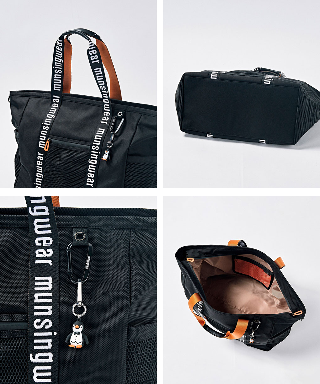 Munsingwear（マンシングウェア） ナイロン素材トートバッグ MQBXJA10