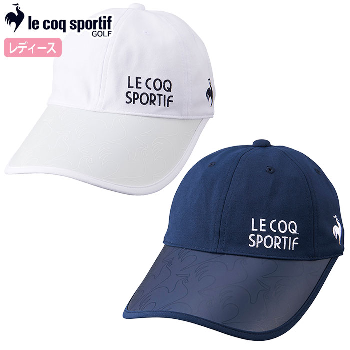 ルコックスポルティフ つば広UVセルキャップ QGCXJC05 レディース le coq sportif GOLF 2024春夏モデル 日本正規品｜jypers